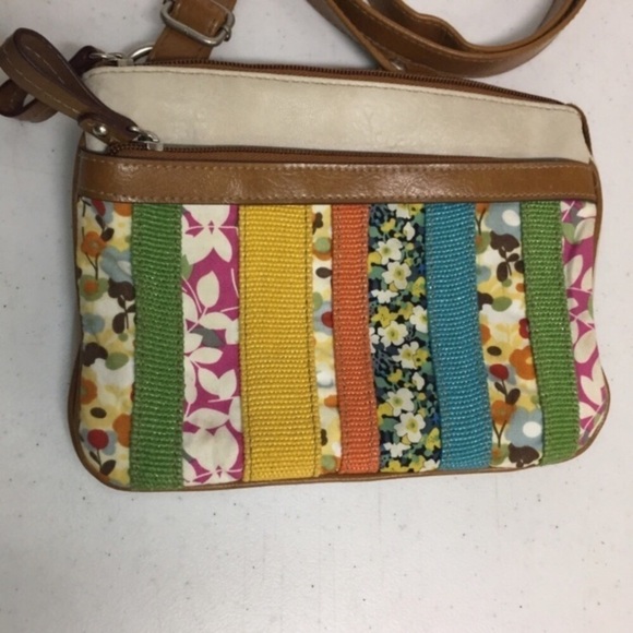 Relic Crossbody Purse Multicolored Patchwork Print - Picture 2 of 4